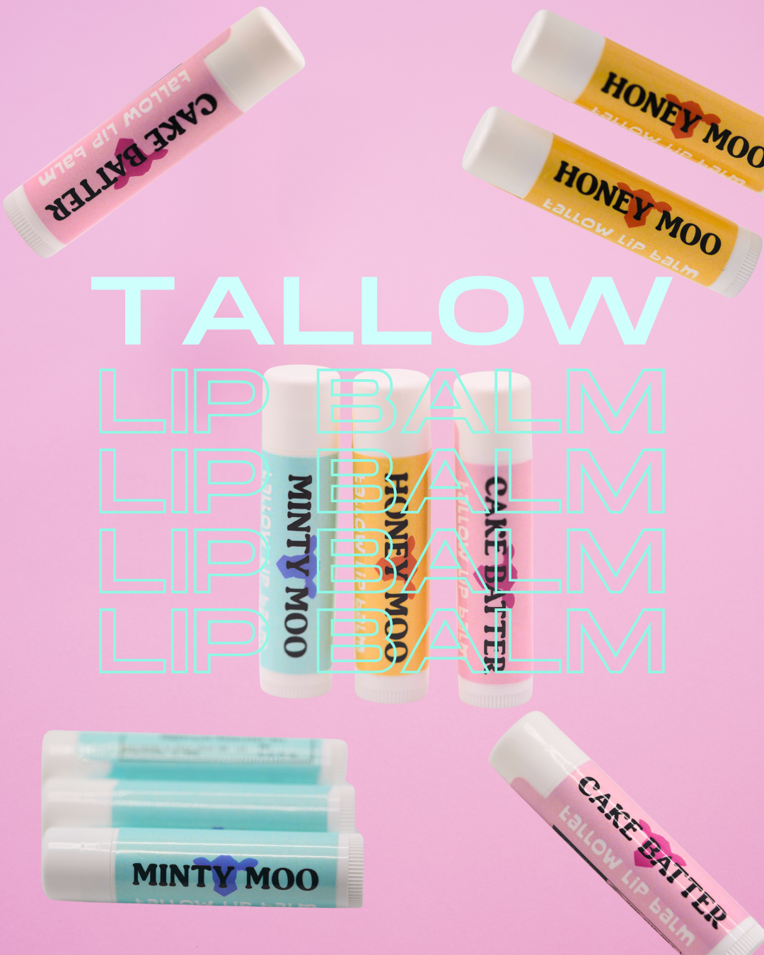 Minty Moo - Tallow Lip Balm