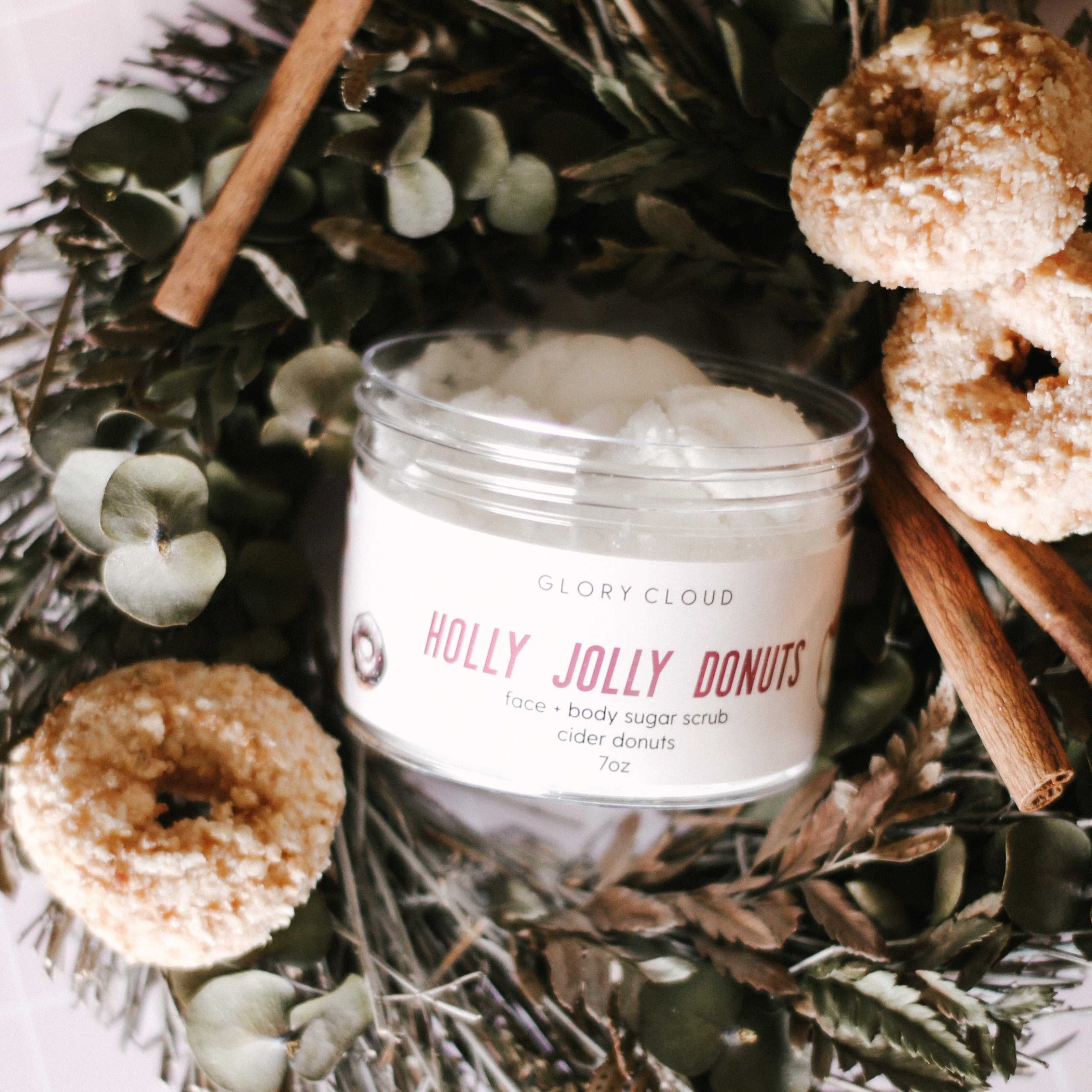 Holly Jolly Donuts - Cloud Scrub