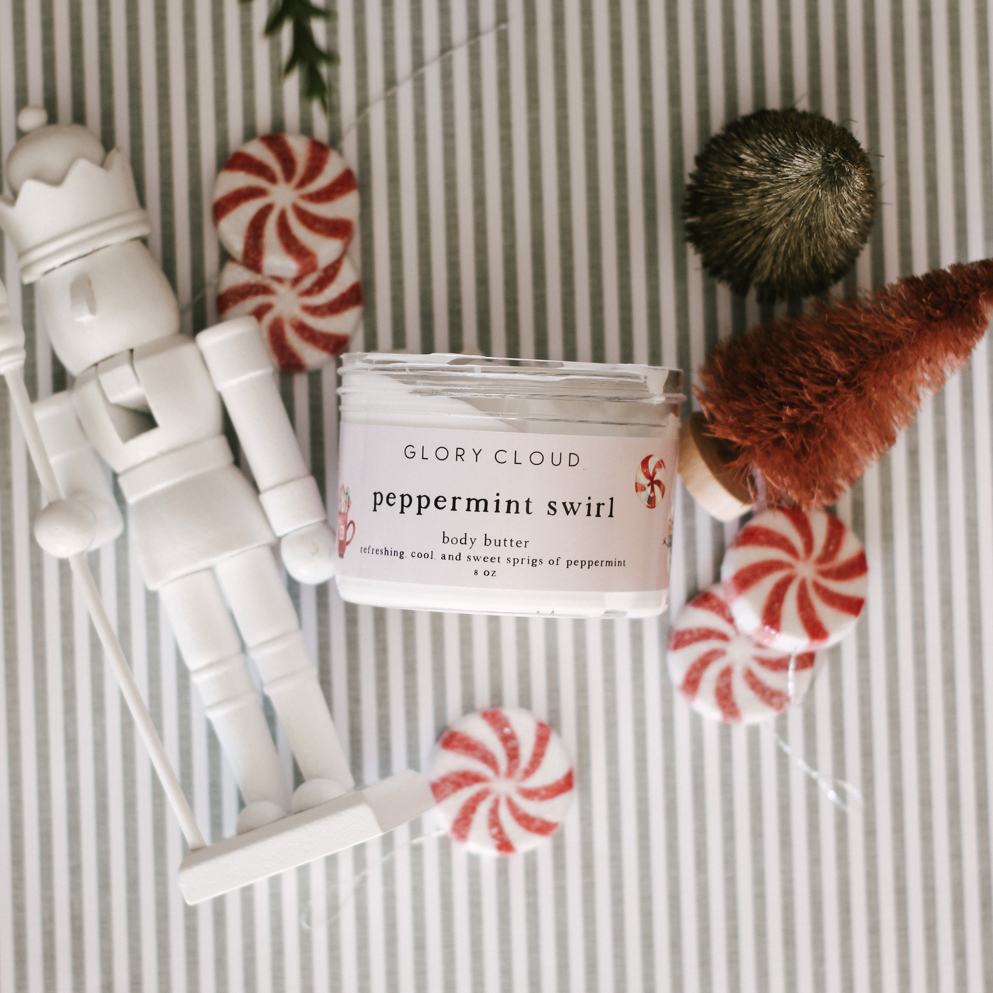 Peppermint Swirl- Cloud Butter