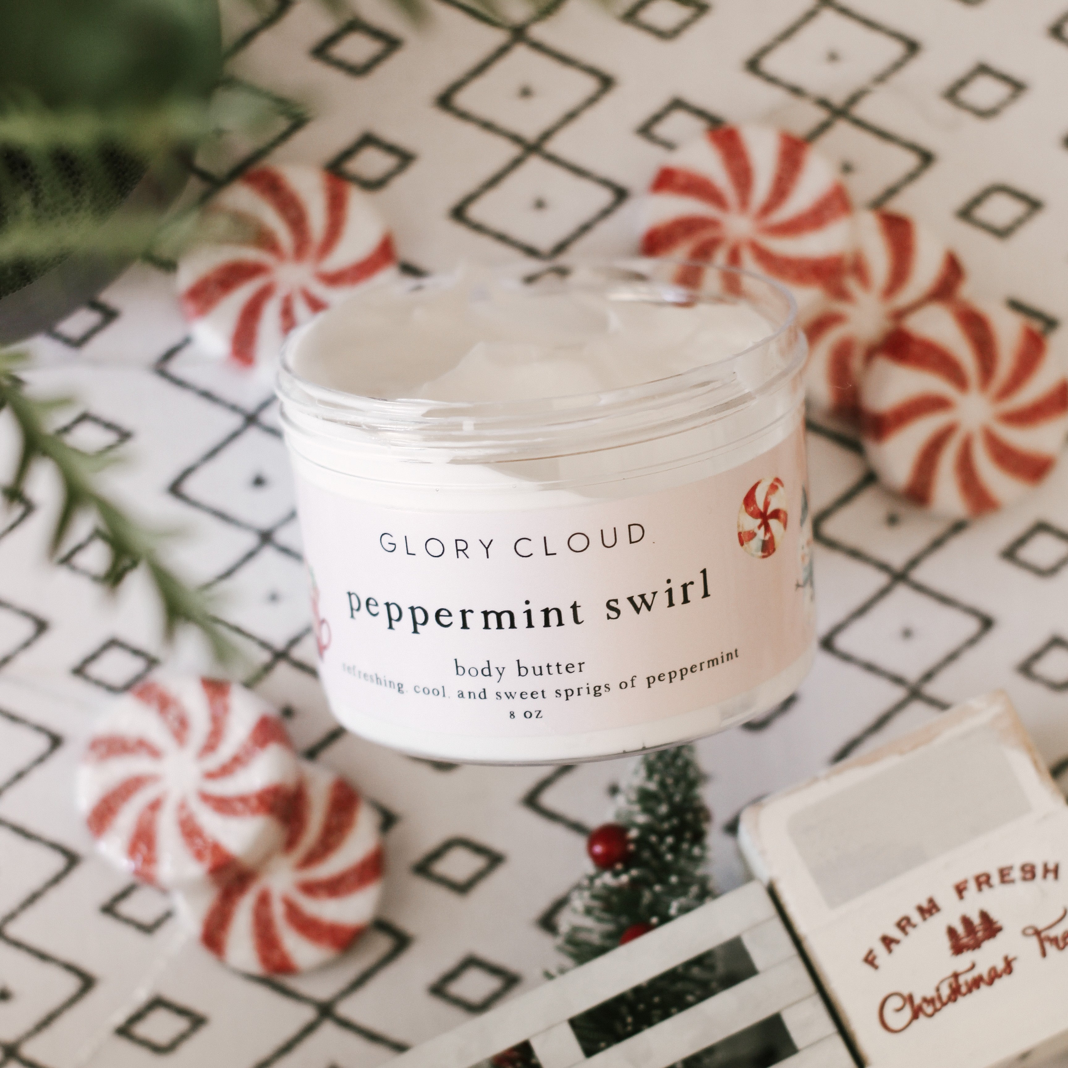 Peppermint Swirl- Cloud Butter
