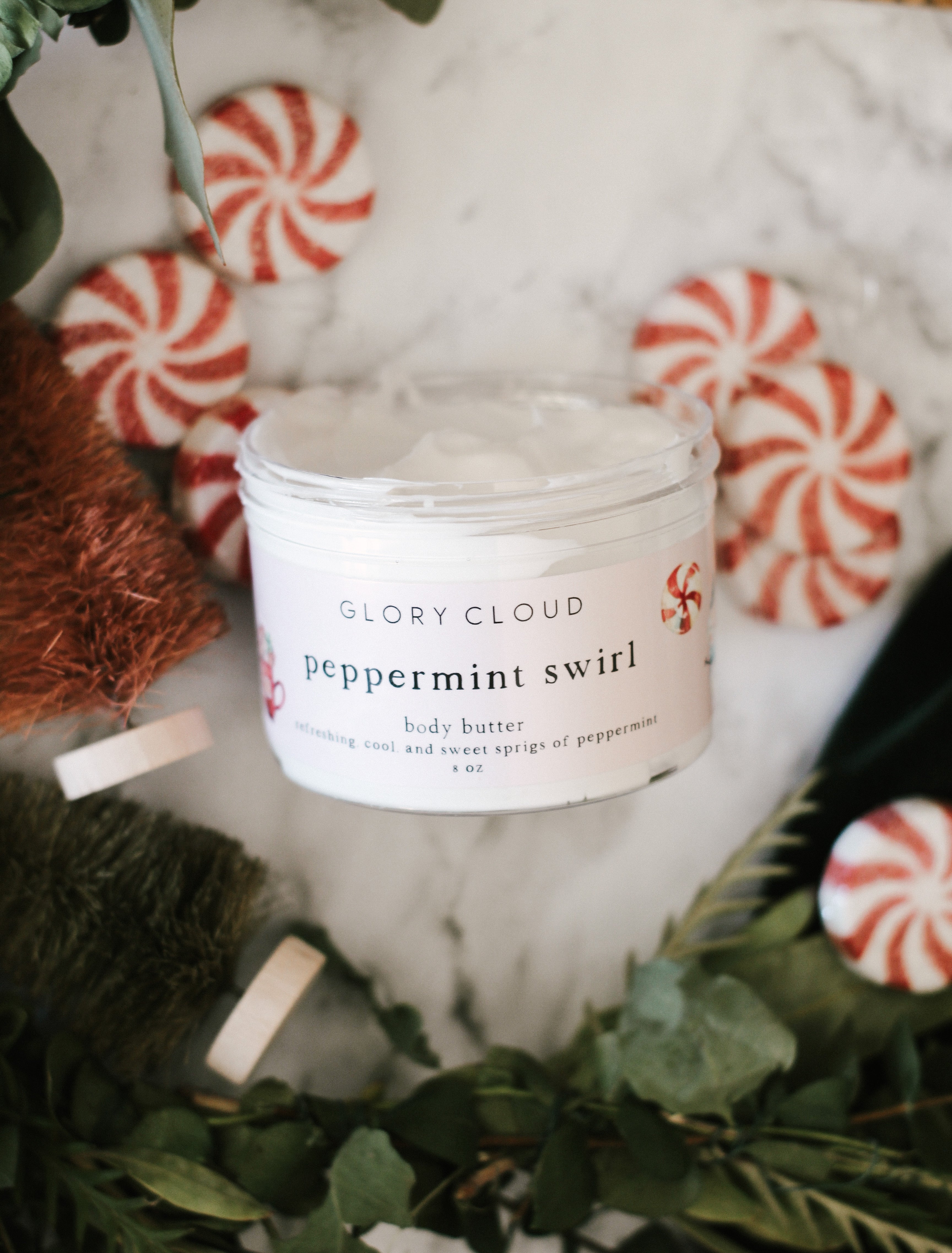 Peppermint Swirl- Cloud Butter