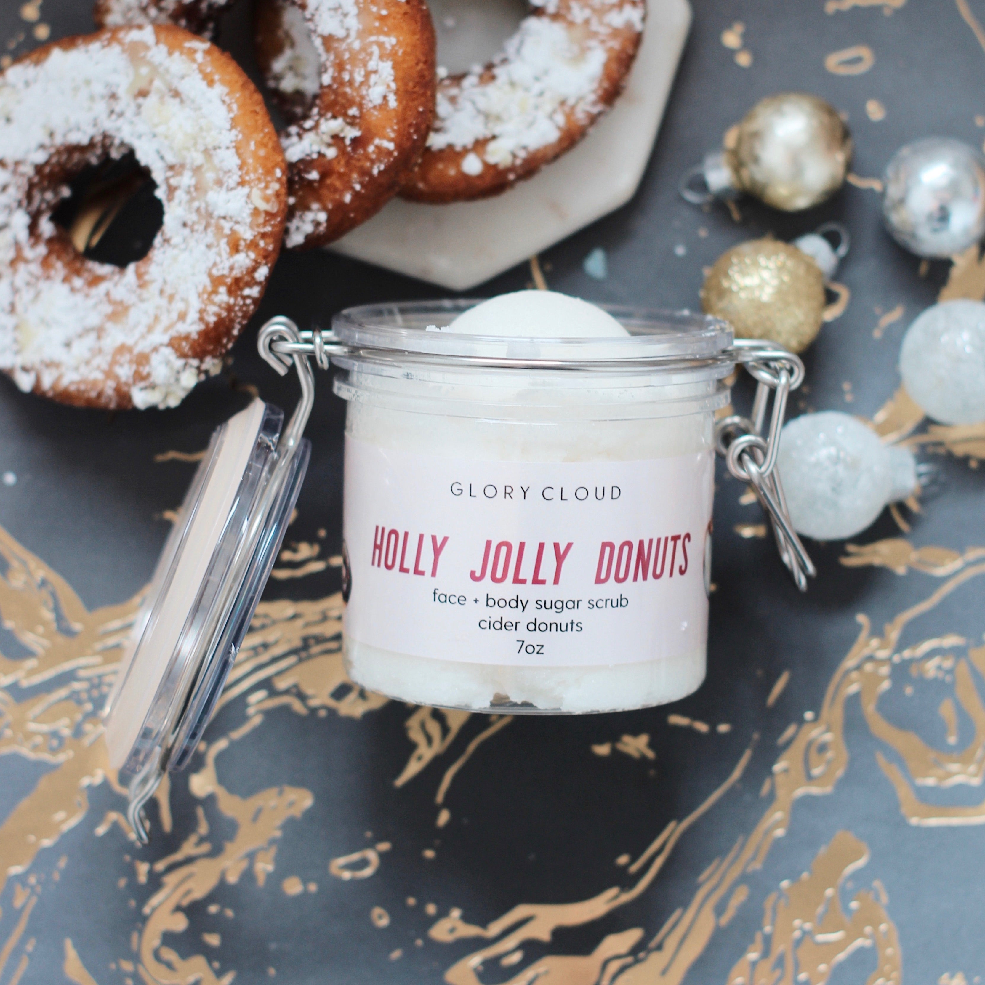 Holly Jolly Donuts - Cloud Scrub