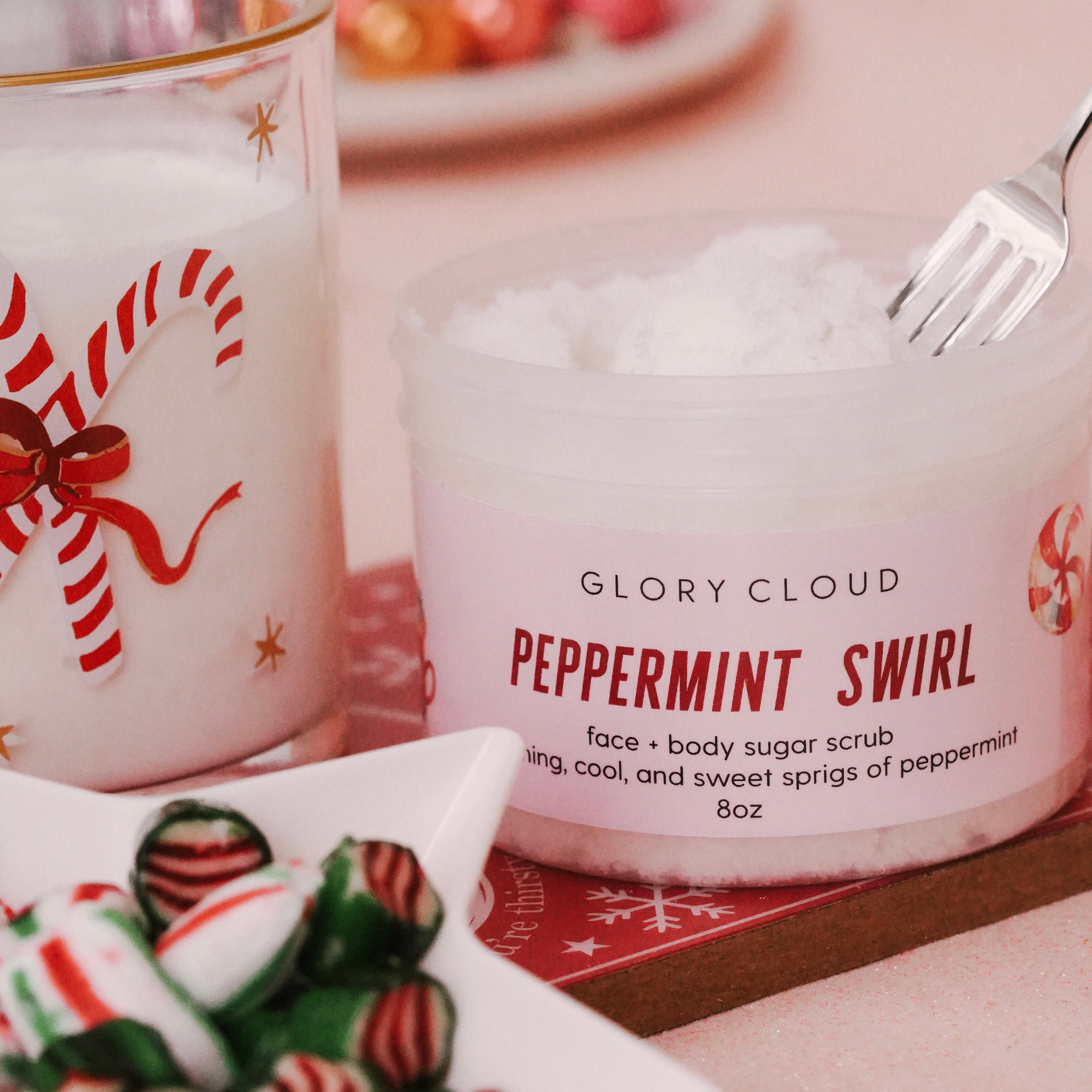 Peppermint Swirl - Cloud Scrub
