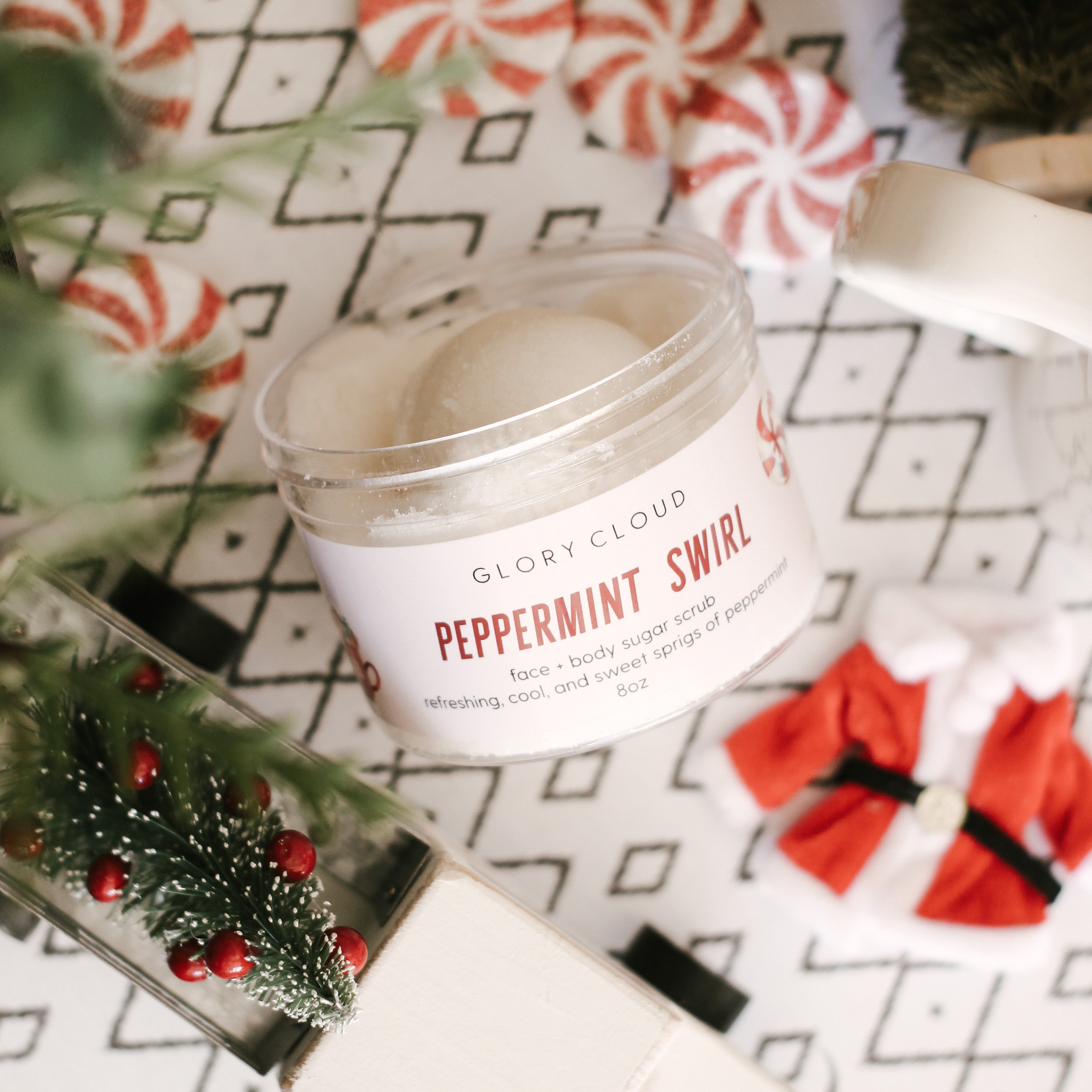 Peppermint Swirl - Cloud Scrub