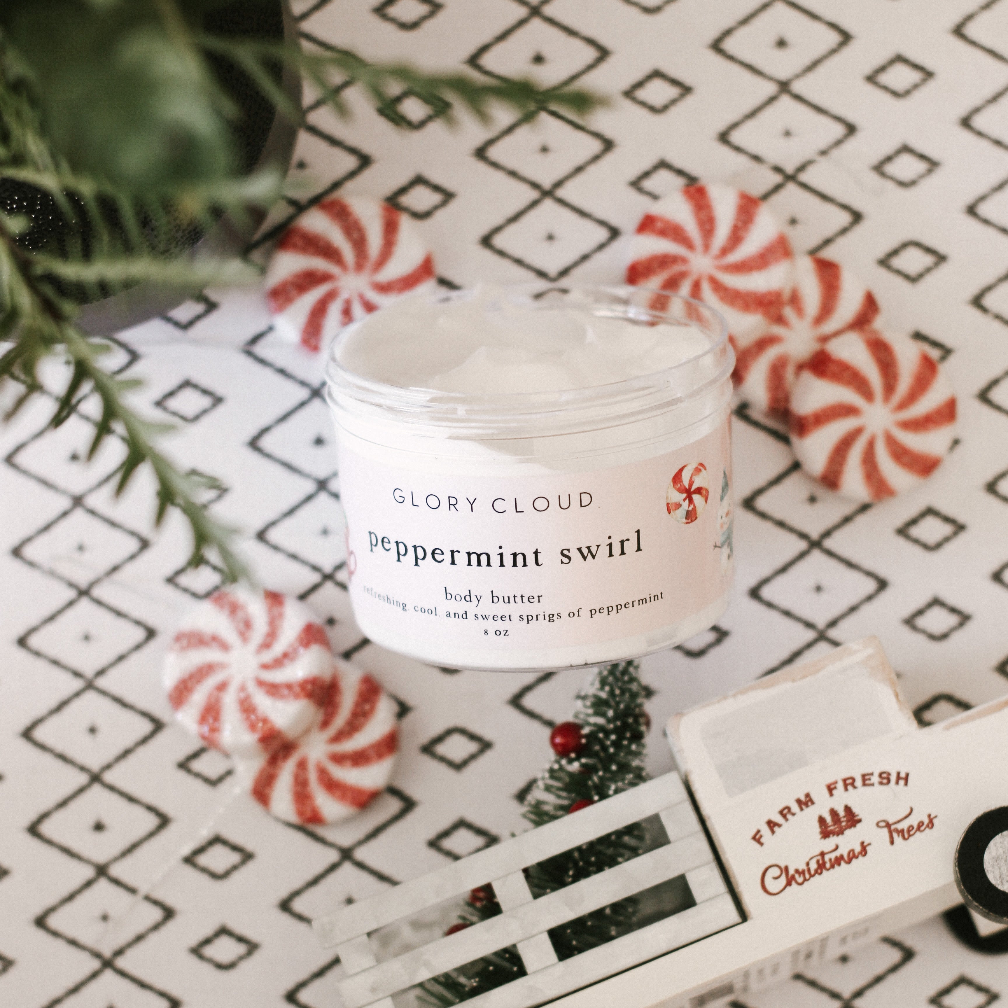 Peppermint Swirl- Cloud Butter