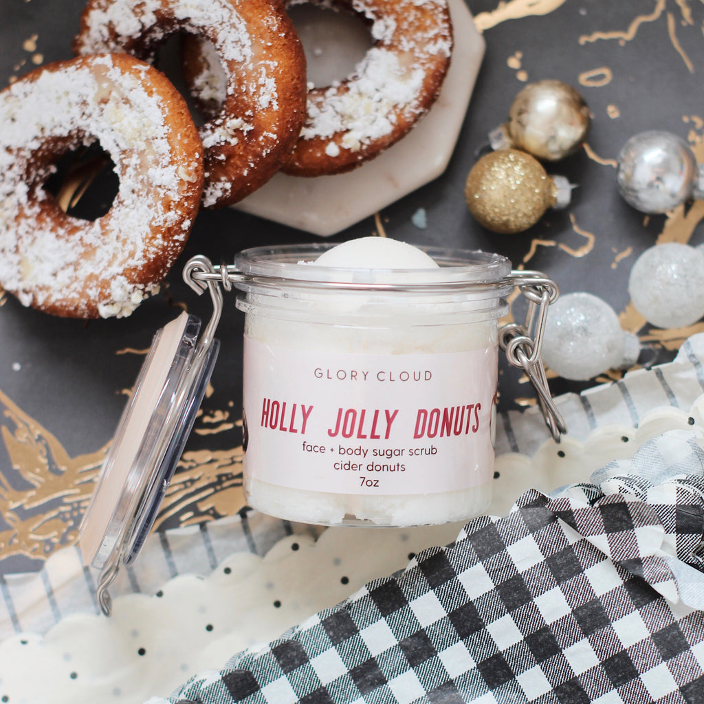 Holly Jolly Donuts - Cloud Scrub